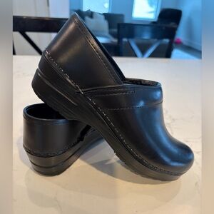 Dansko Black Professional Slip-On Clog